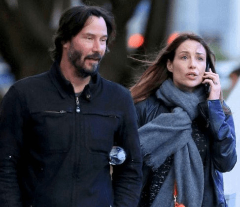 Keanu with his rumored girlfriend, Jamie.